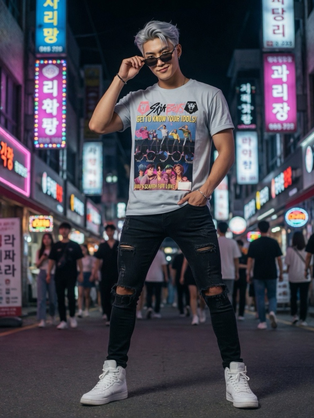 Saja Boys K-Pop Graphic Tee Shirt